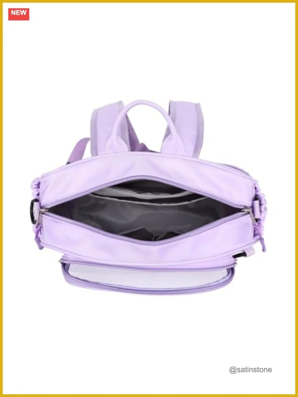 Lightweight Nylon Ita Bag Crossbody Shoulder Backpack Pin Display Anime